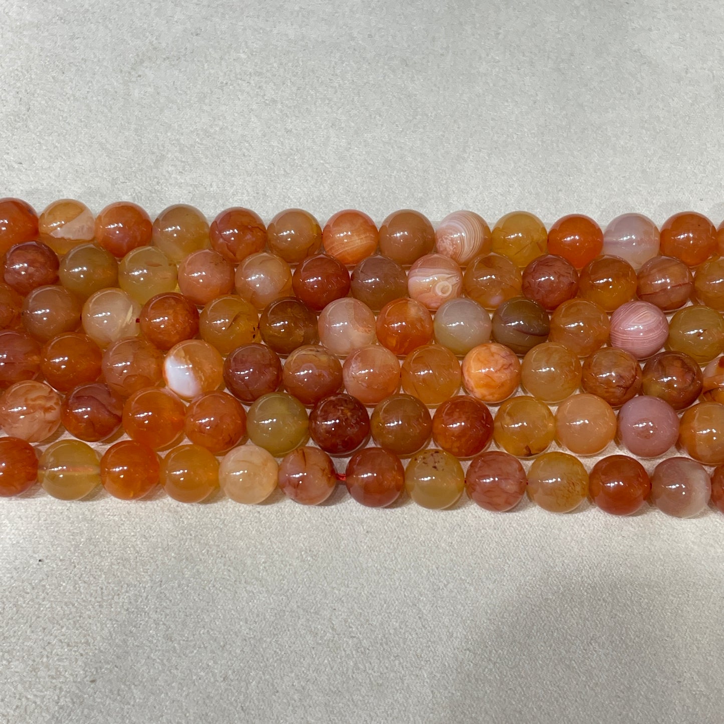 orange yanyuan strands 10mm
