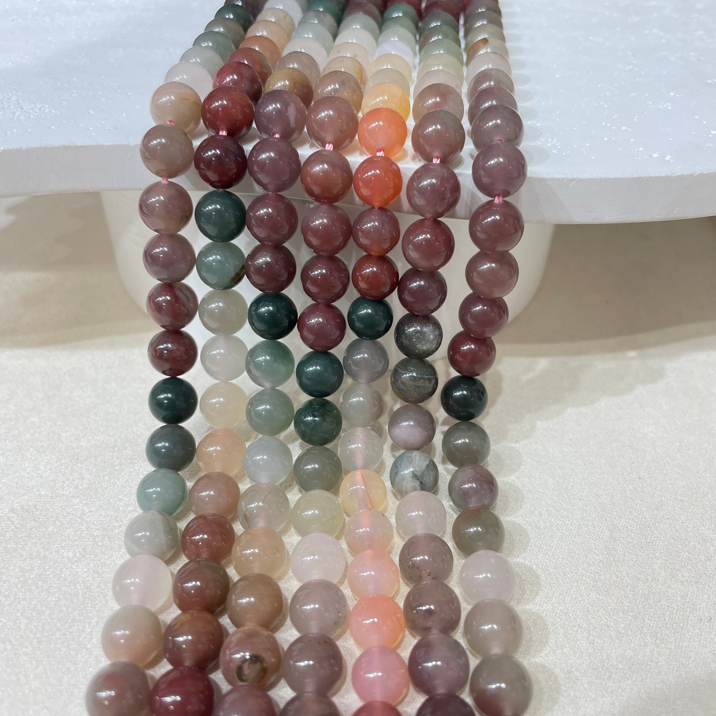 colorful yanyuan agate strands