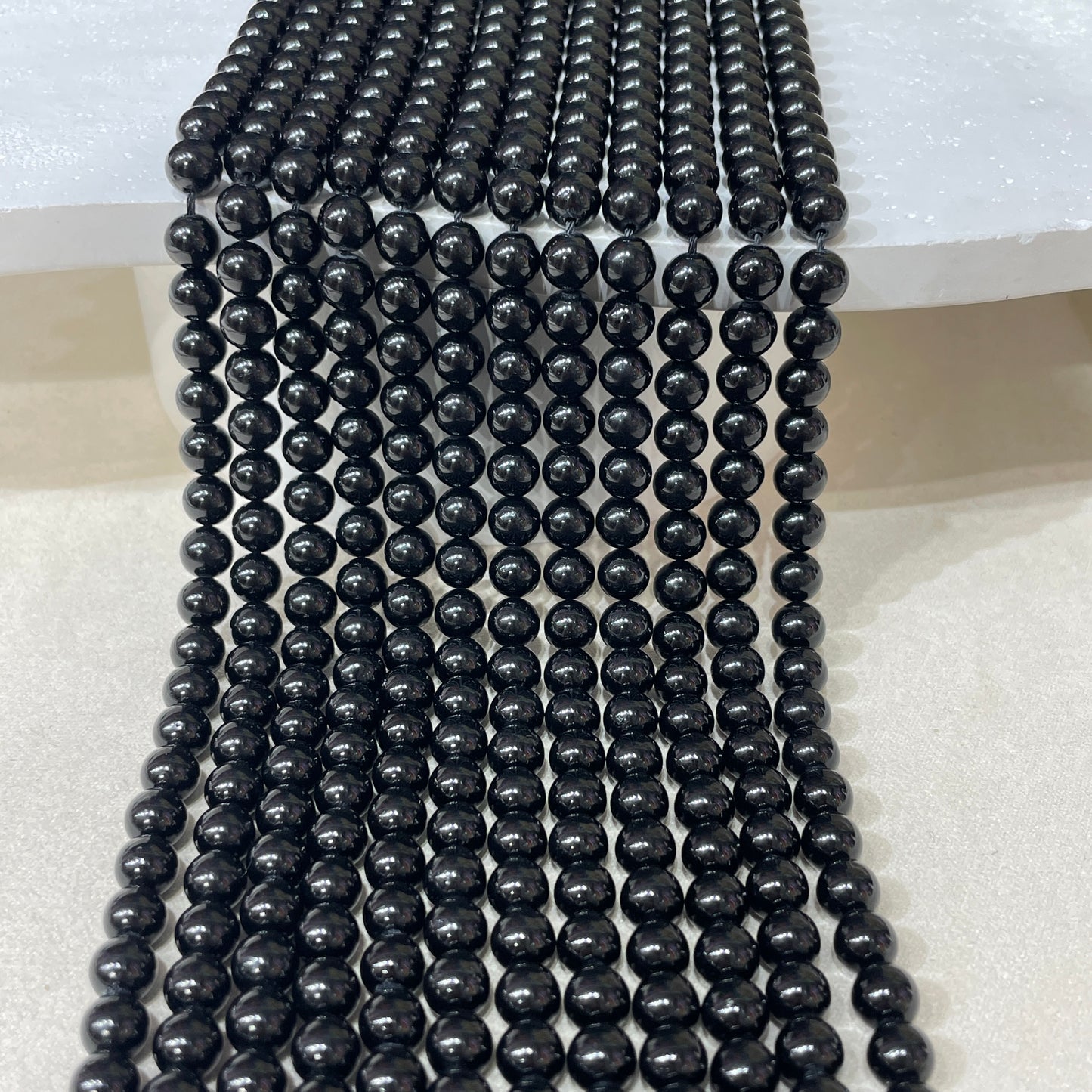 black tourmaline strands