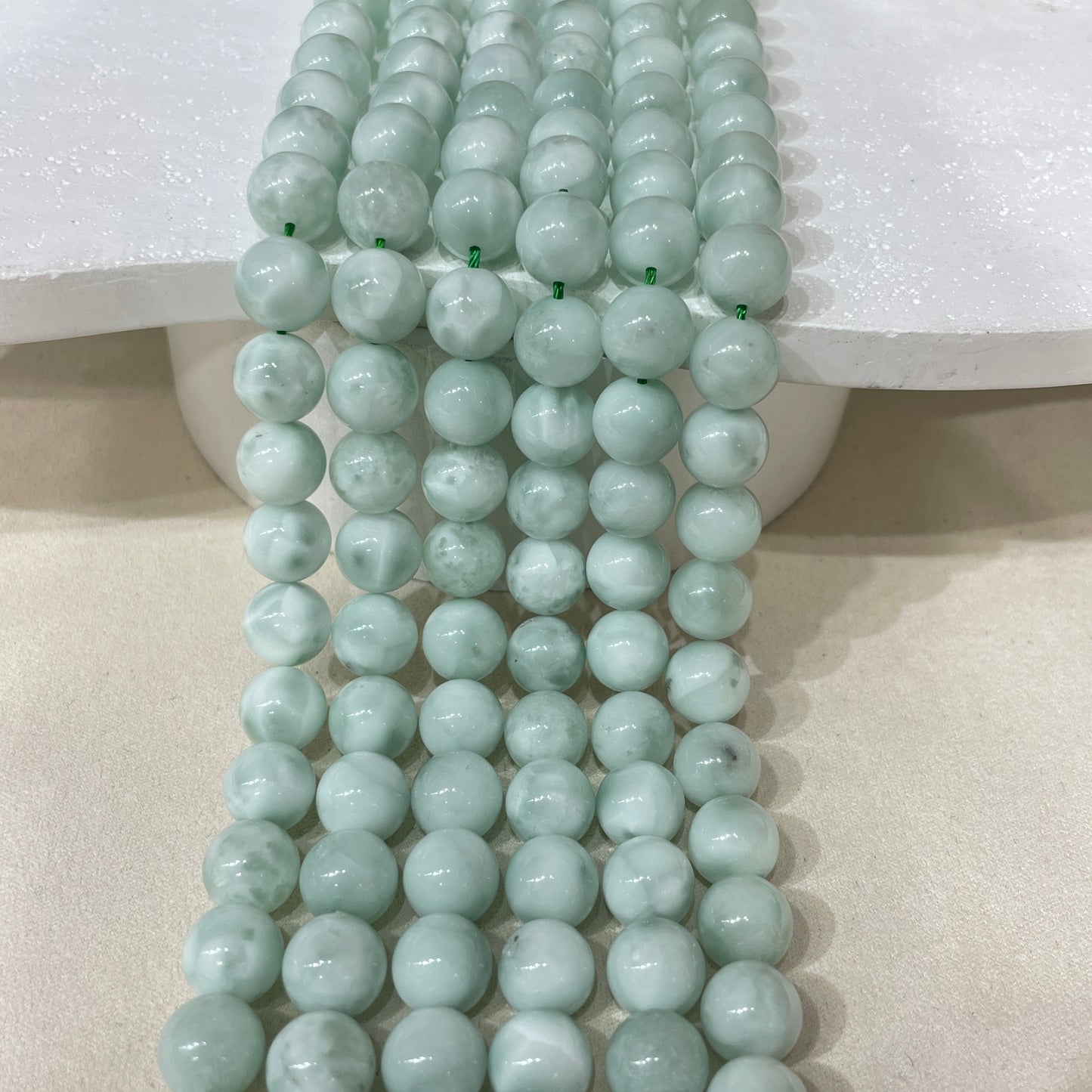 green angelite strands