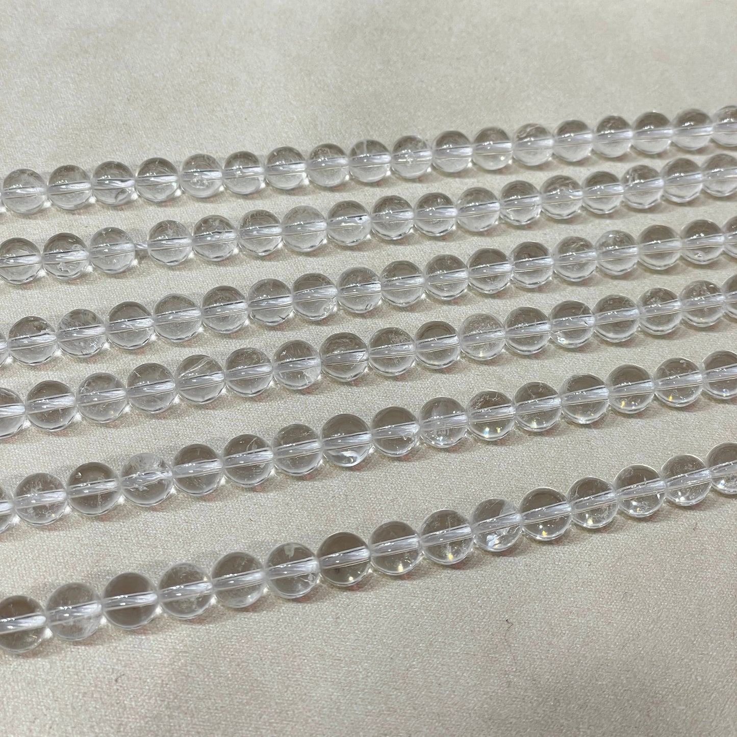 clear quartz strands