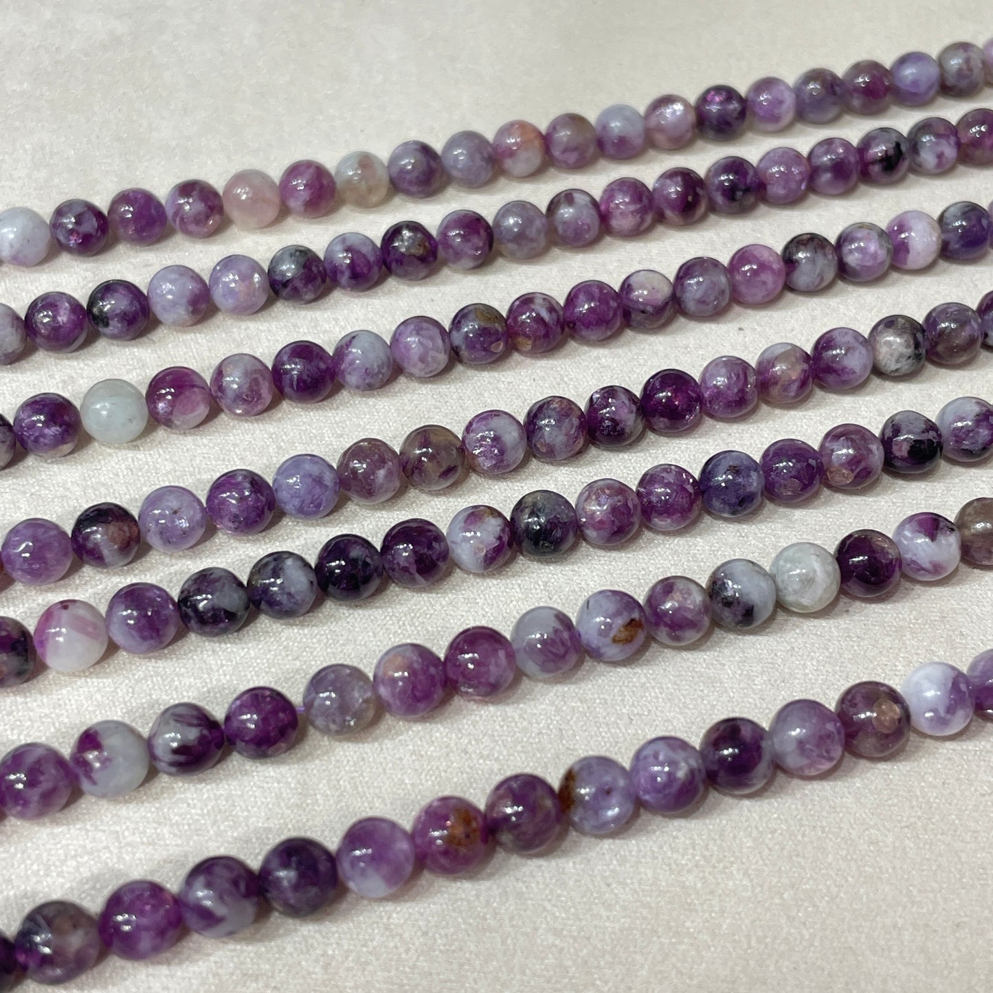 lepidolite strands