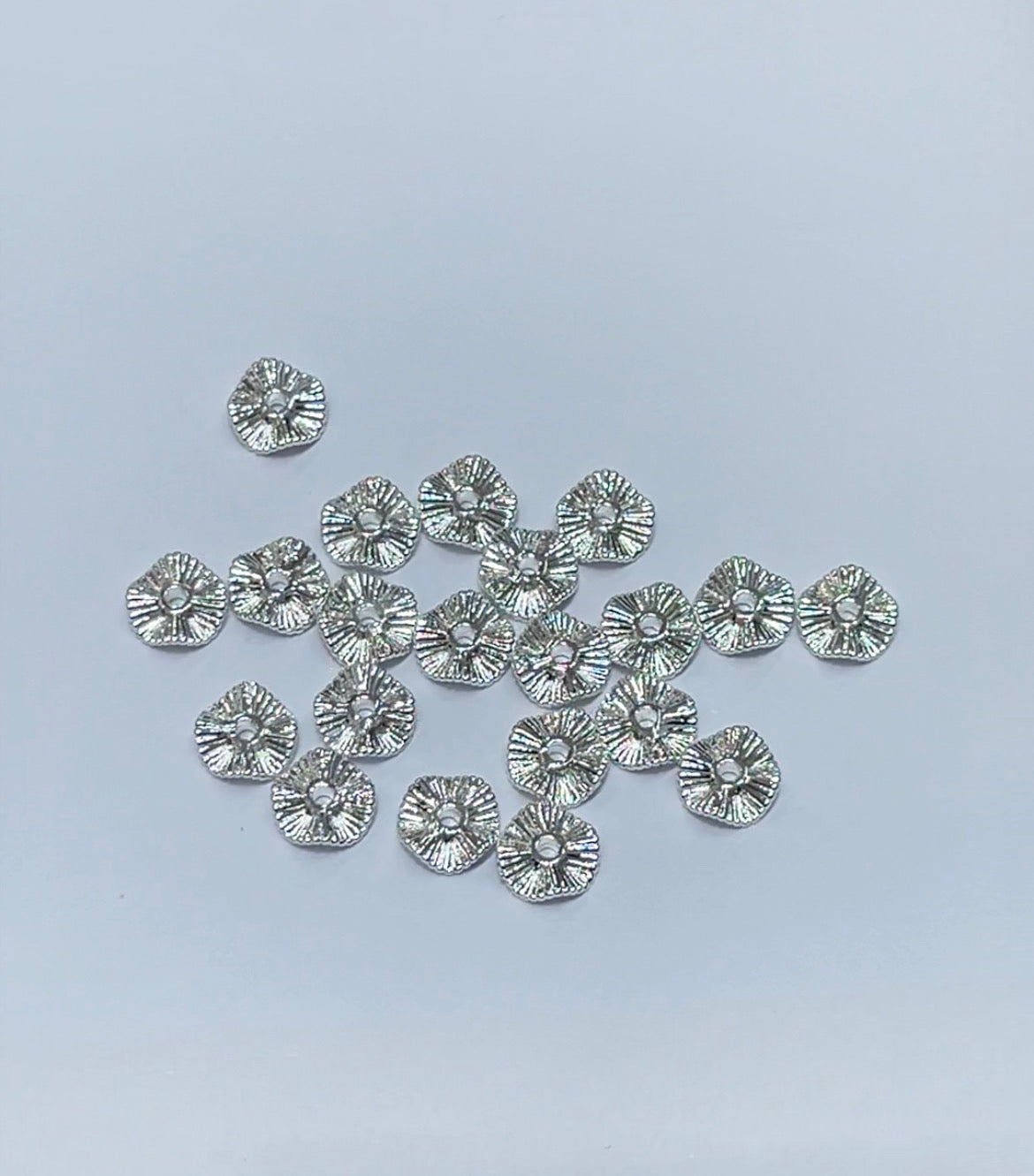 alloy thin flat spacer 100pcs/bag