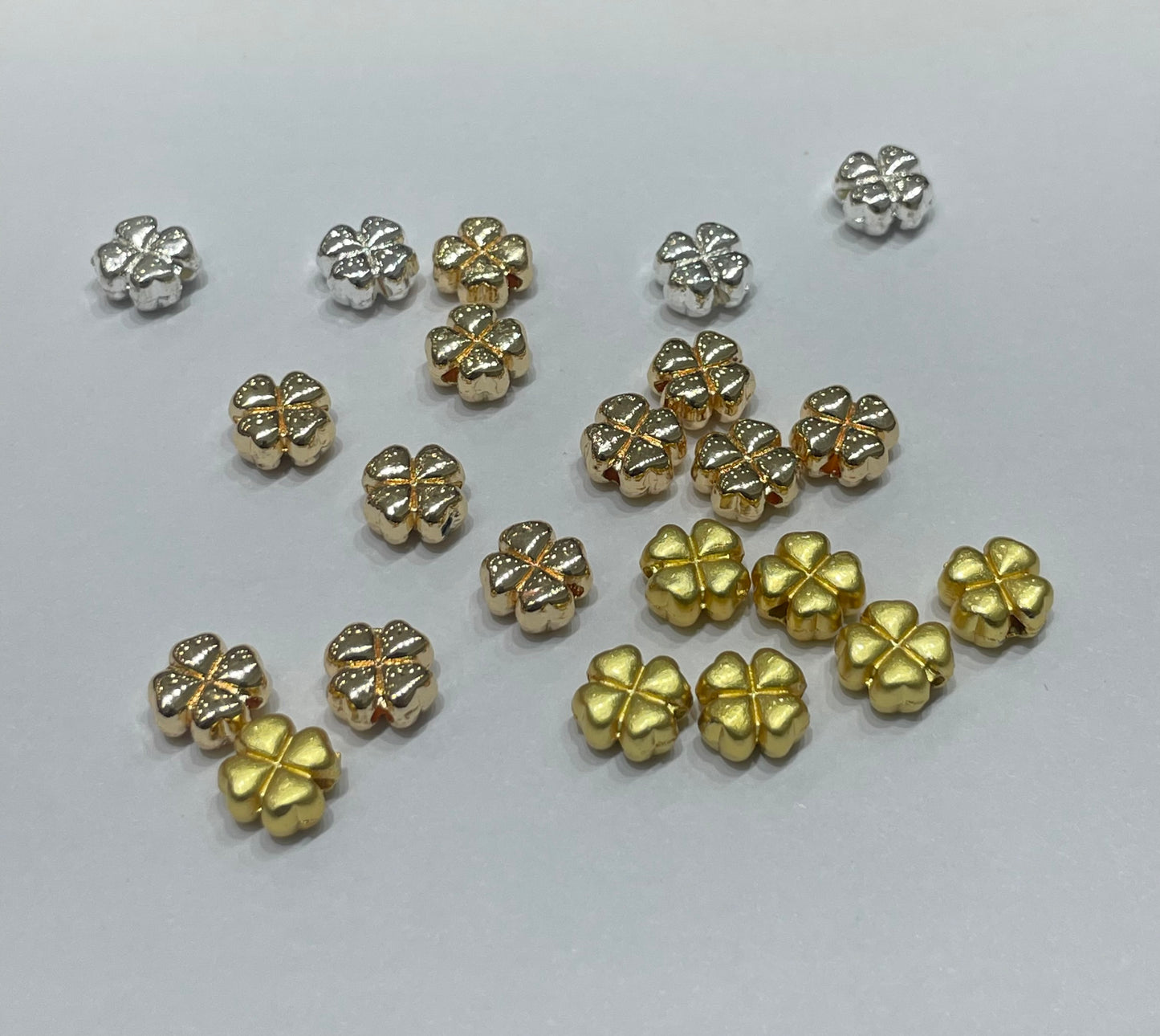 clover alloy spacer 8mm 100pcs/bag