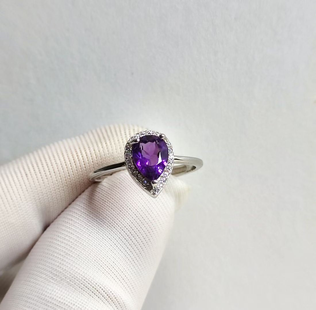 Amethyst rings s925