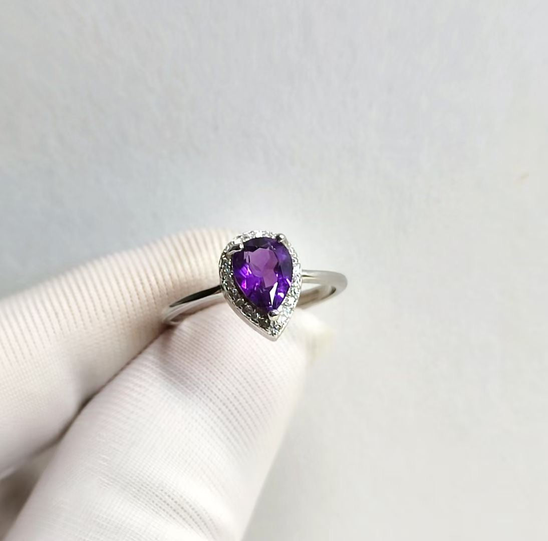 Amethyst rings s925