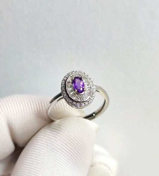 Amethyst rings s925