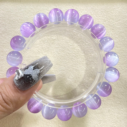 aura purple selenite 10mm