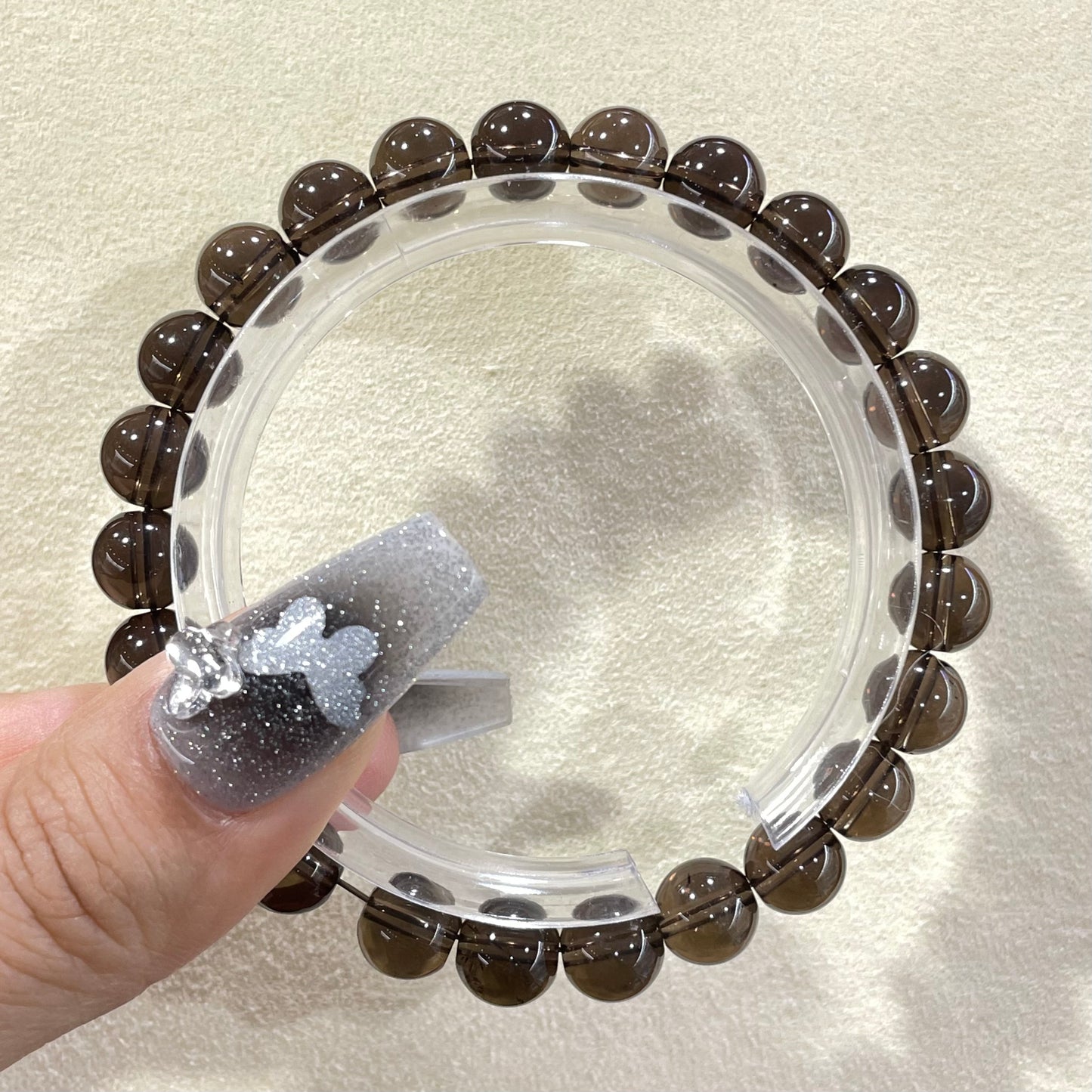 smoky quartz bracelet 8mm