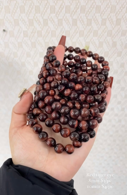 red tiger eye bracelet