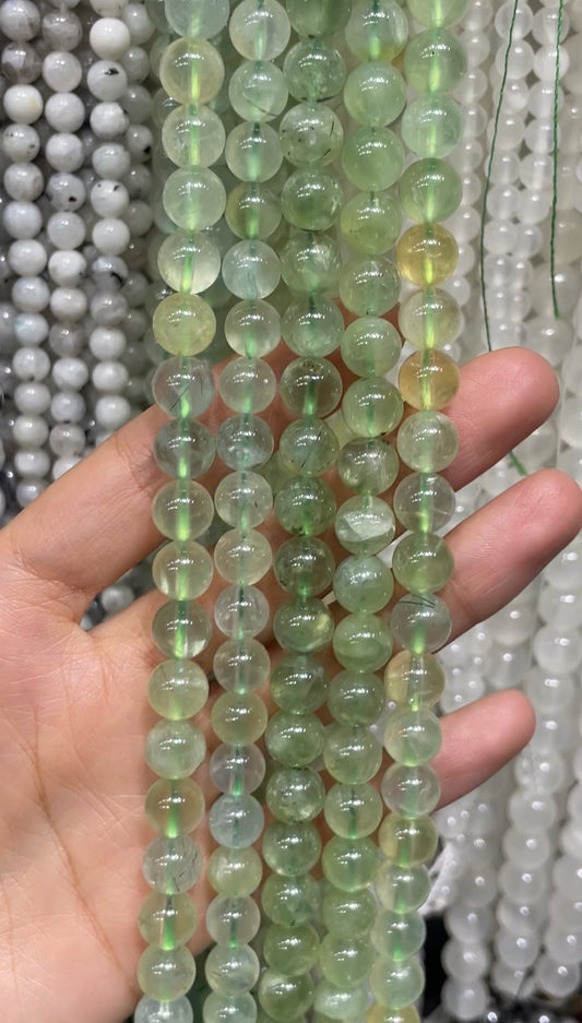 natural prehnite strand