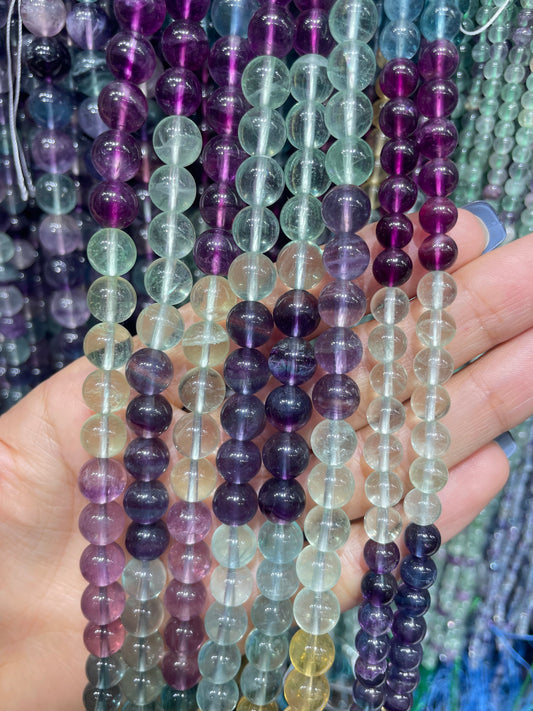 colorful fluorite strand
