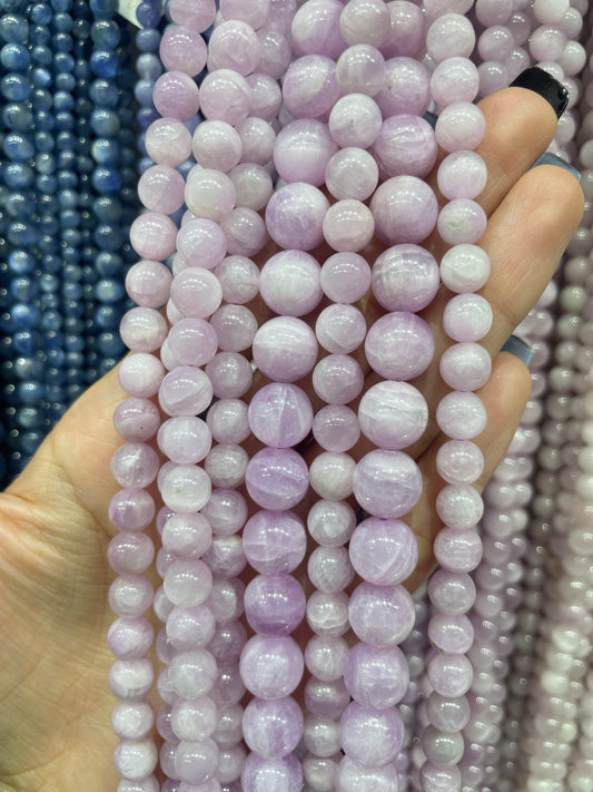 natural kunzite strand