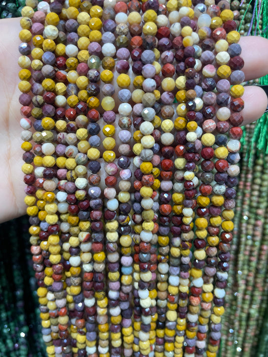 faceted moonkite strand 4mm