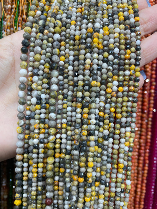 faceted bumble bee strand