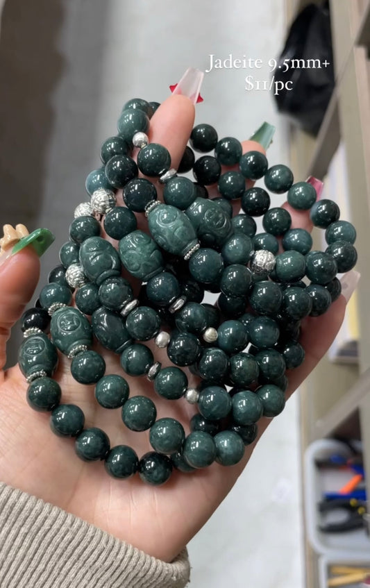 blue water jade 9.5mm