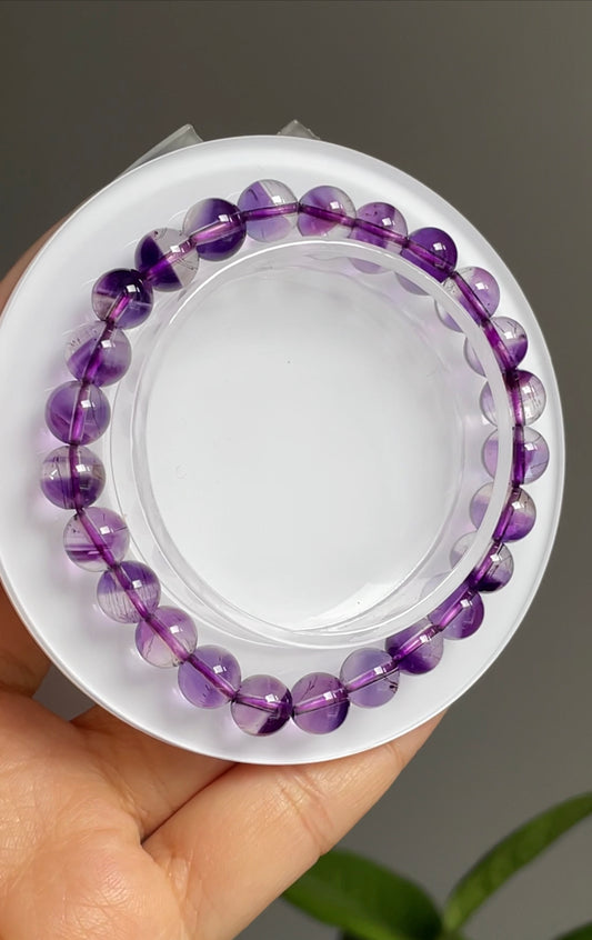 purple super 7 bracelet 7mm