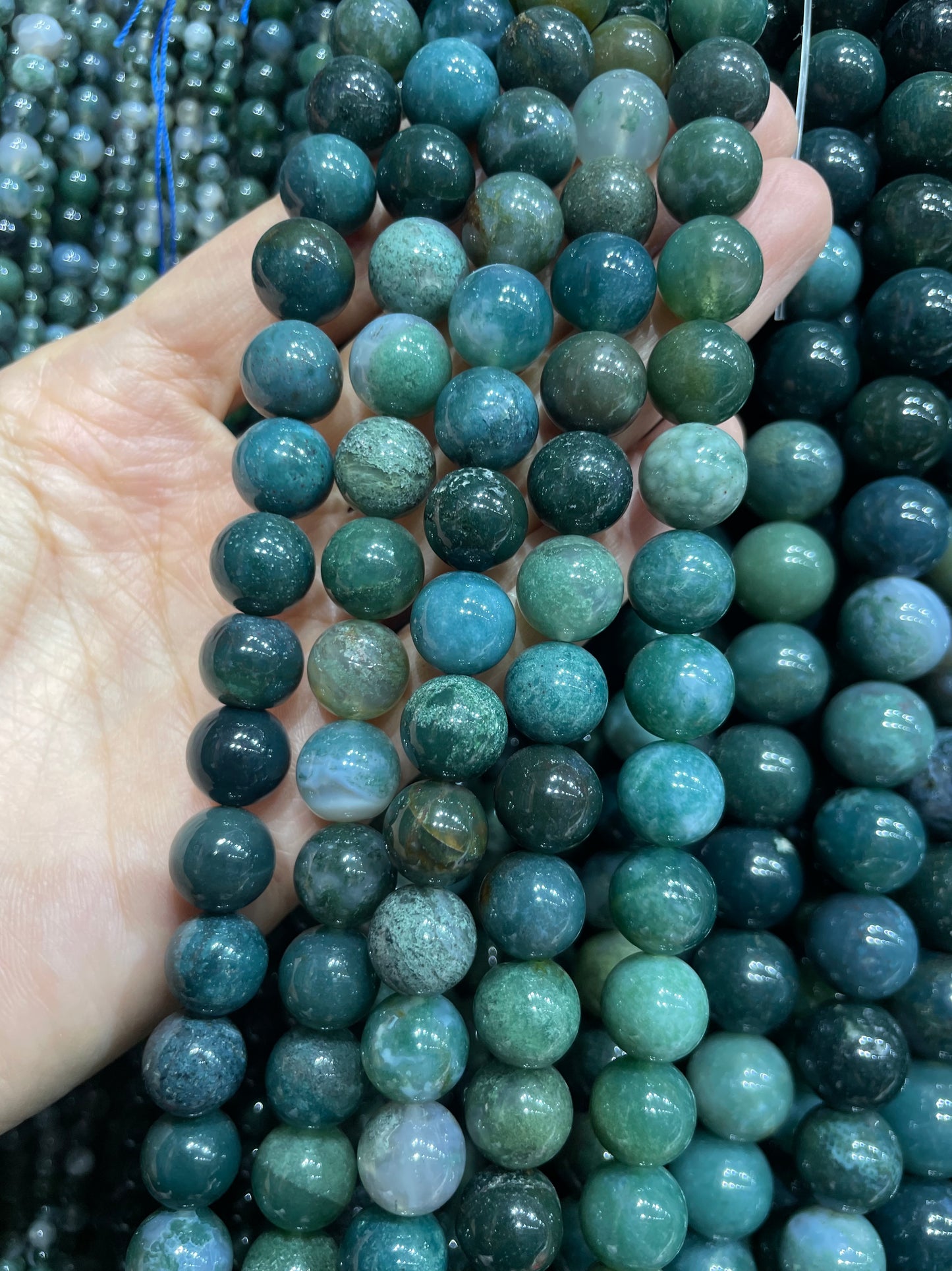 moss agate strand