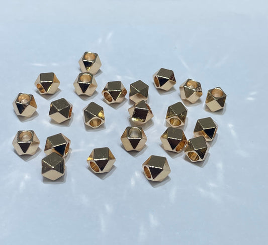 octagonal alloy spacer 100pcs/bag