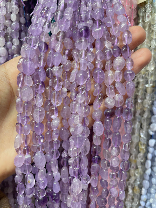 amethyst freeform strand