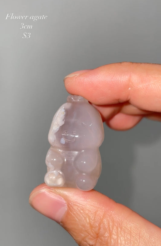 flower agate dinosaur 3cm