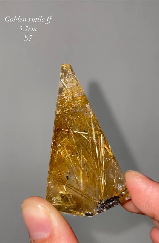 golden rutile freeform