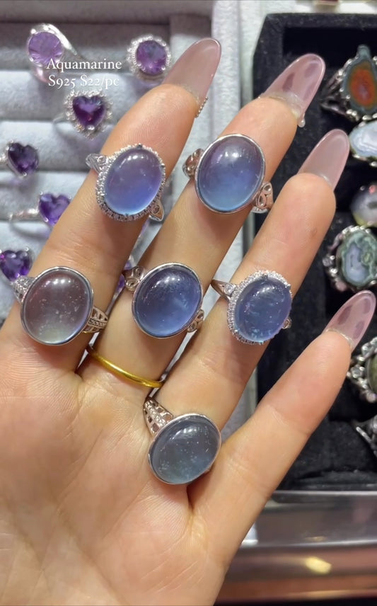 aquamarine  ring