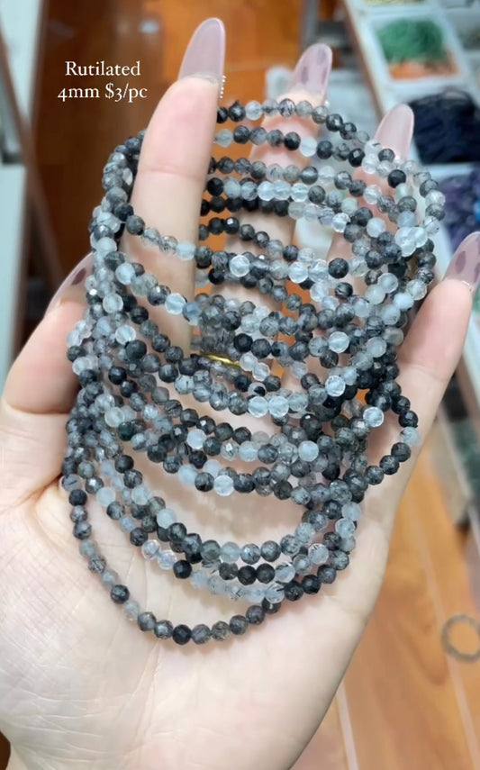 black rutile bracelet