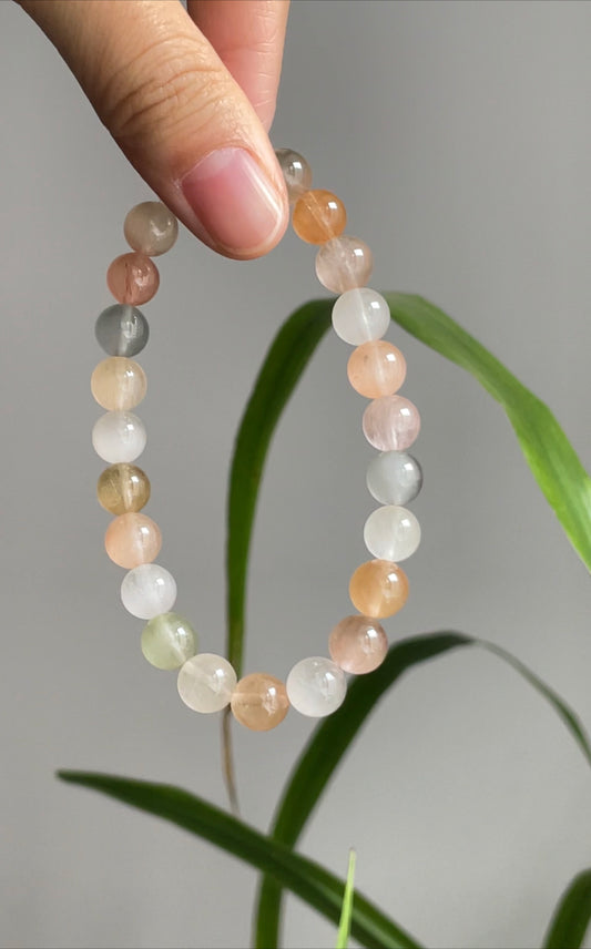 candy rabbit hair bracelet 8mm