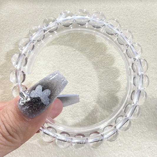 clear quartz bracelet 8mm
