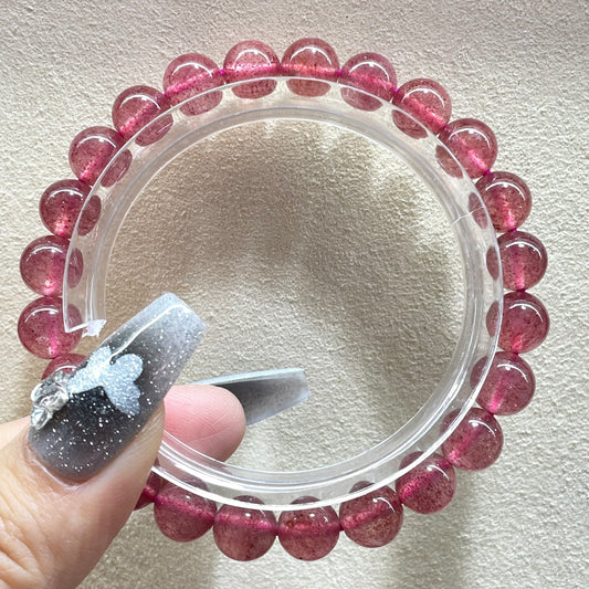 strawberry bracelet 8mm