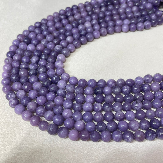 lepidolite strands 8mm