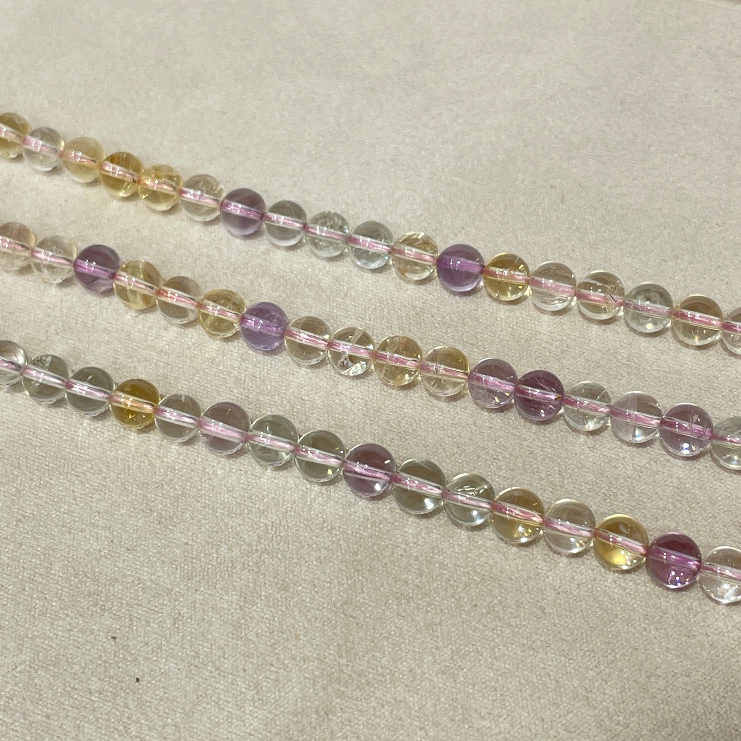 amerhyst & citrine strands wholesale price 6mm