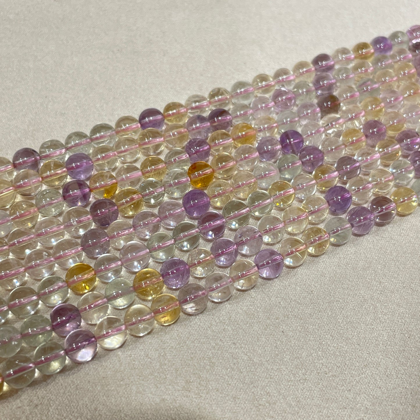 amerhyst & citrine strands wholesale price 6mm