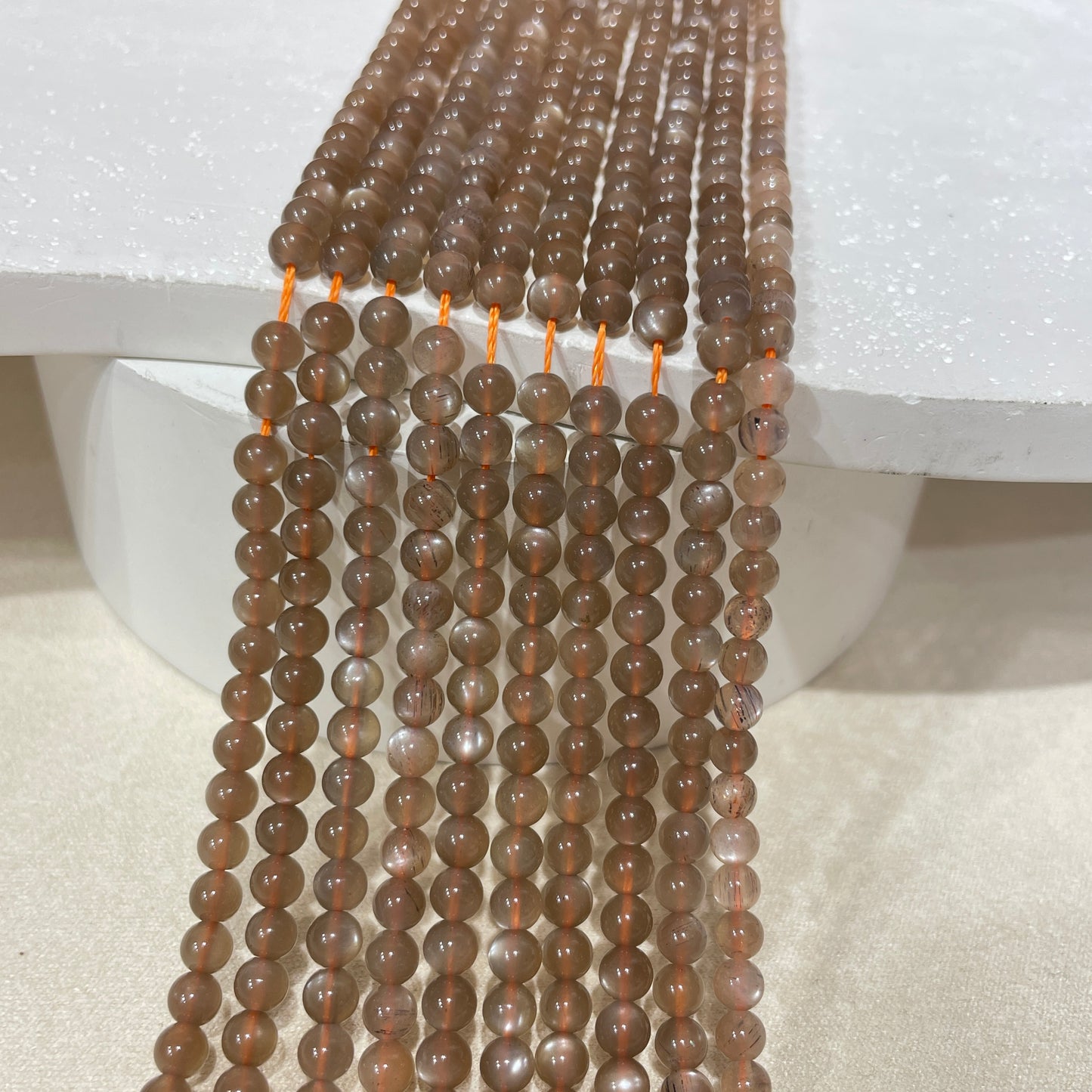 grey sunstone strands