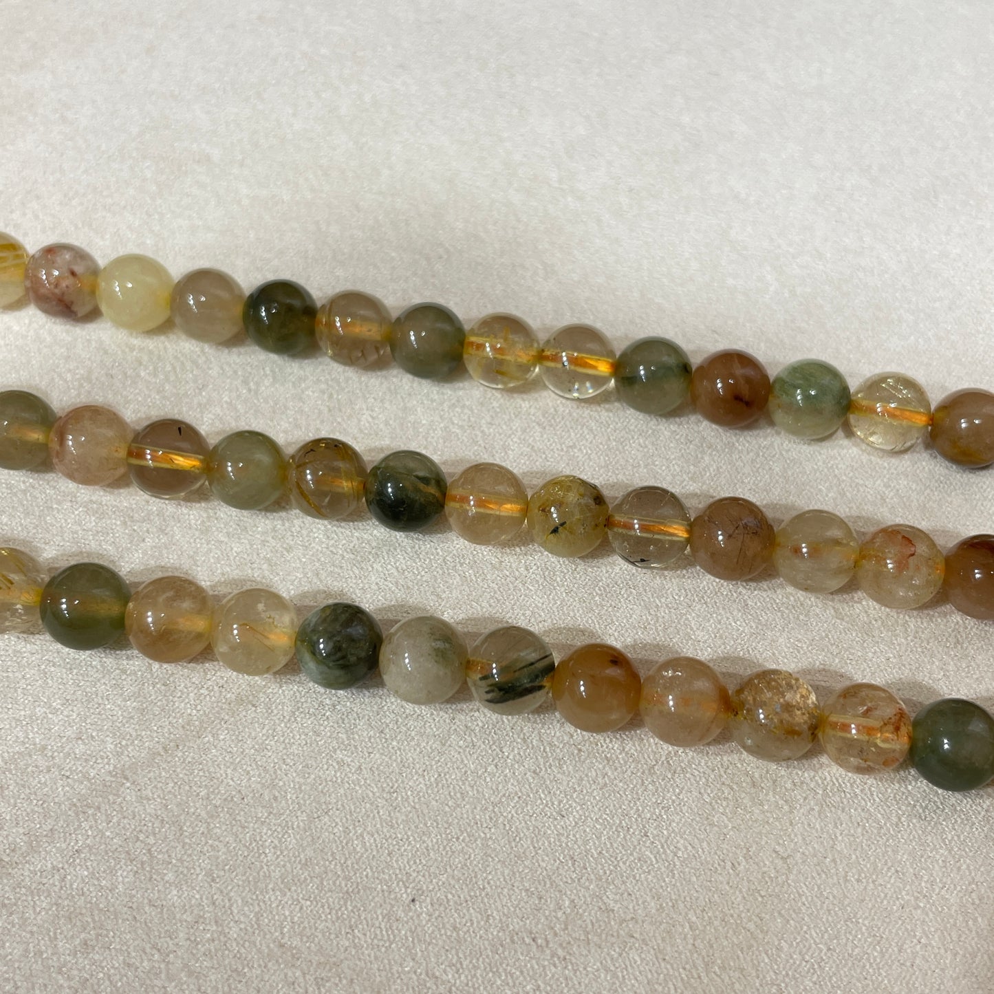 colorful rutile strands 8mm wholesale