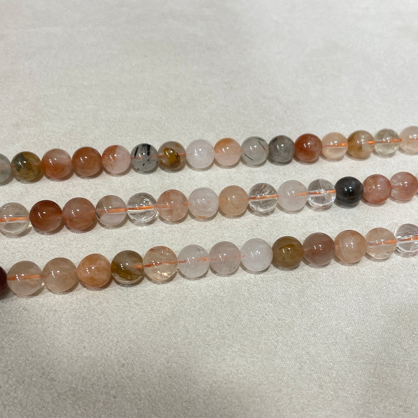colorful rabbit hair strands