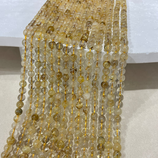 golden rutile strands 5mm