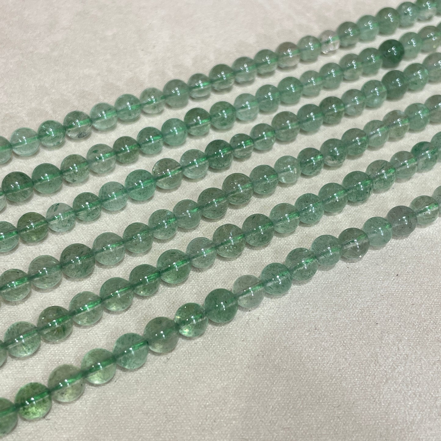 green strawberry strands 8mm