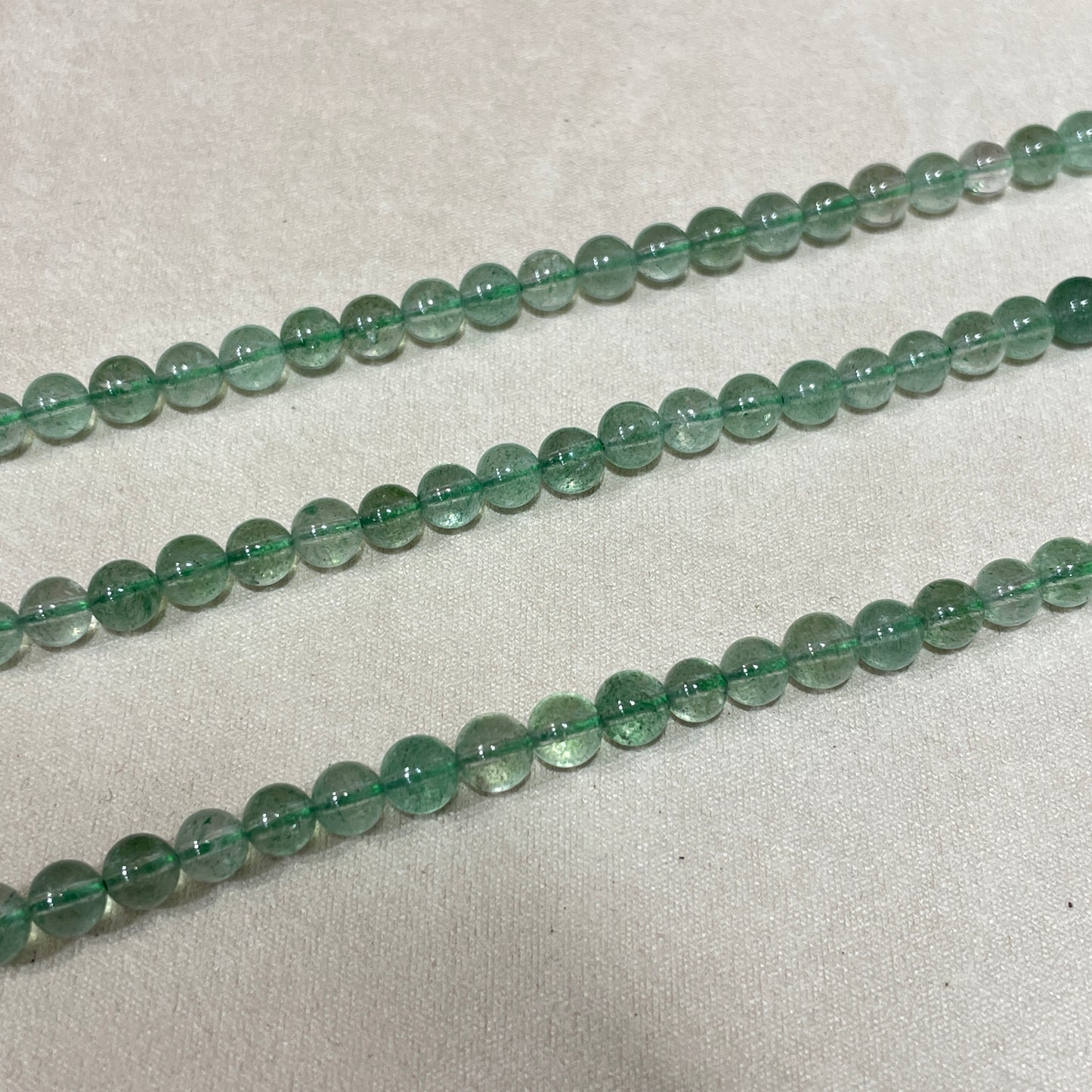 green strawberry strands 8mm