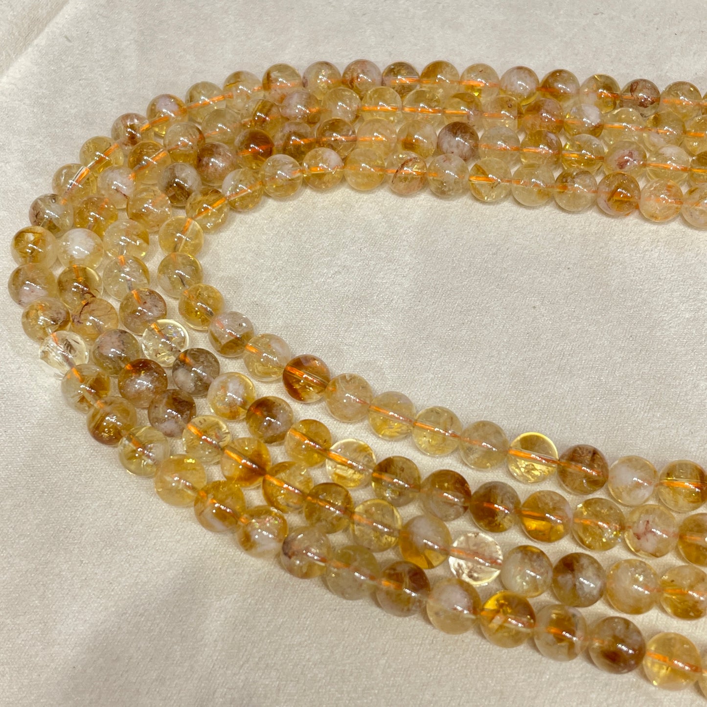 yellow asai strands 8mm