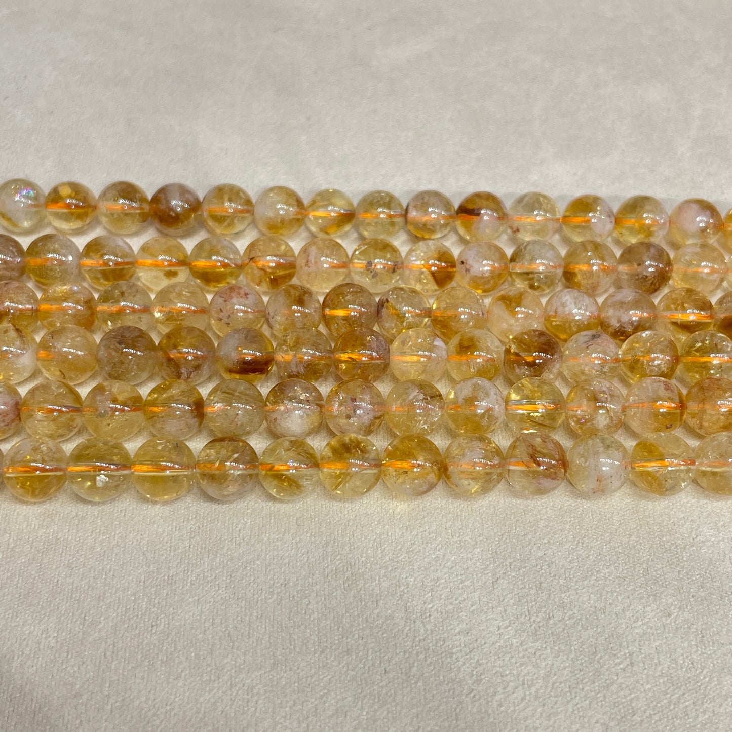 yellow asai strands 8mm