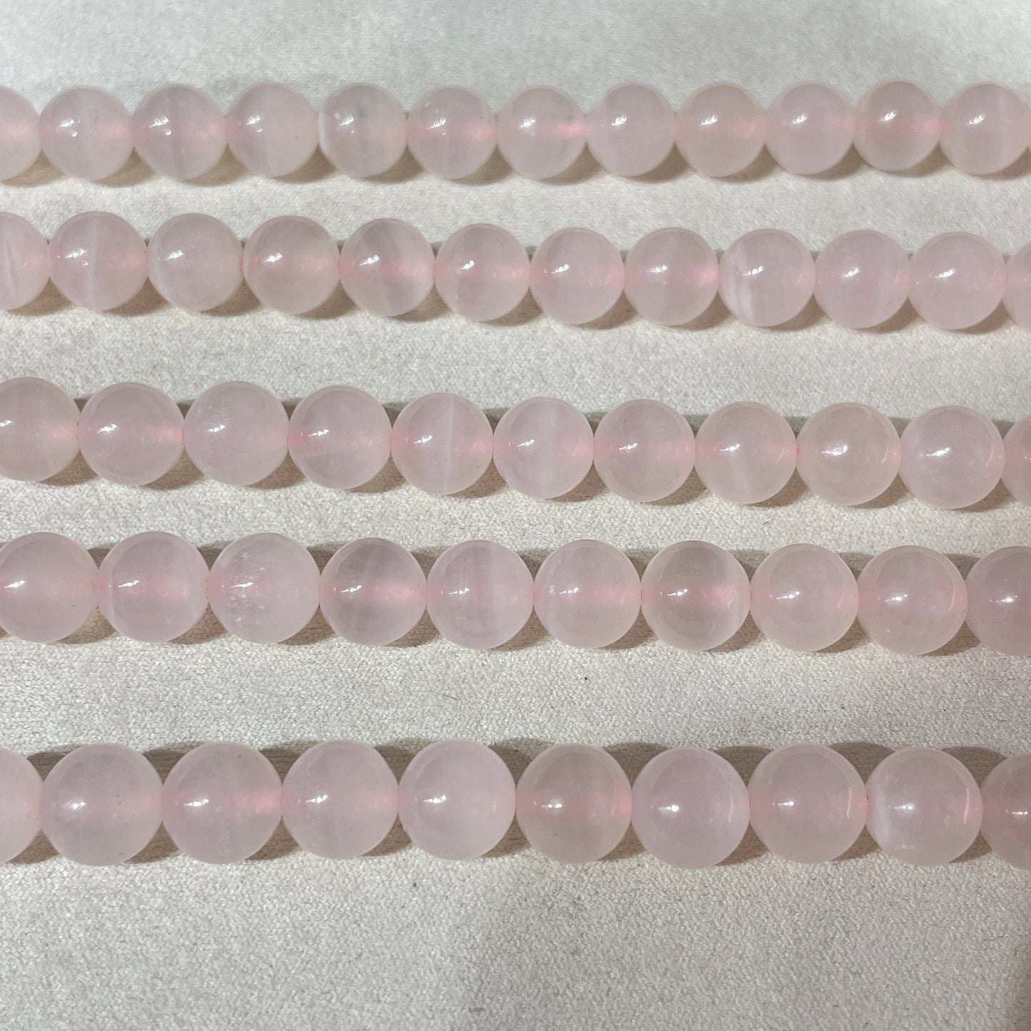 pink calcite strands