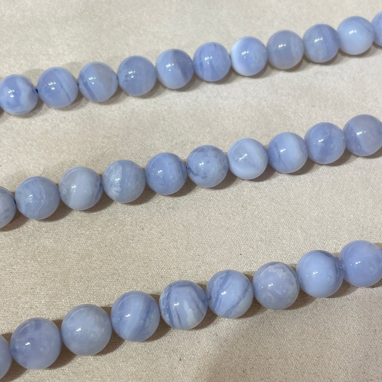 blue lace agate strands 8mm