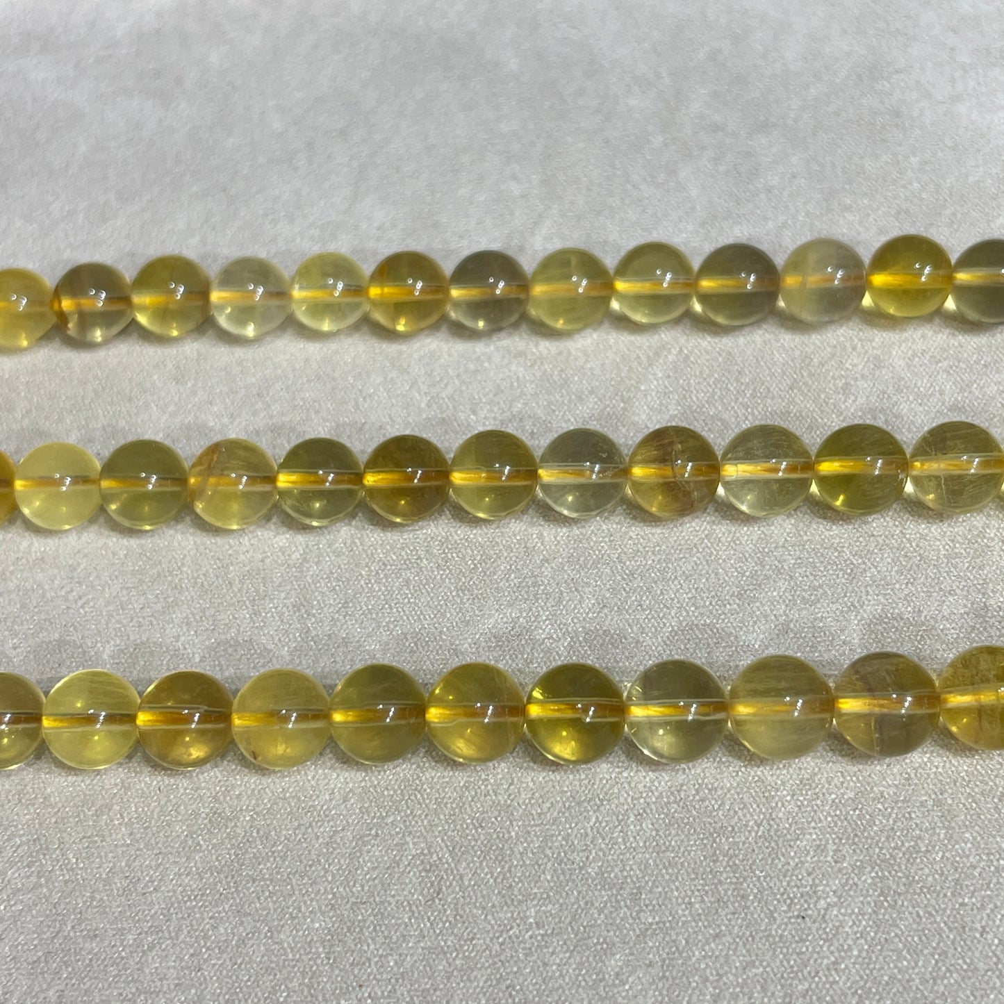 yellow flourite strands 8mm