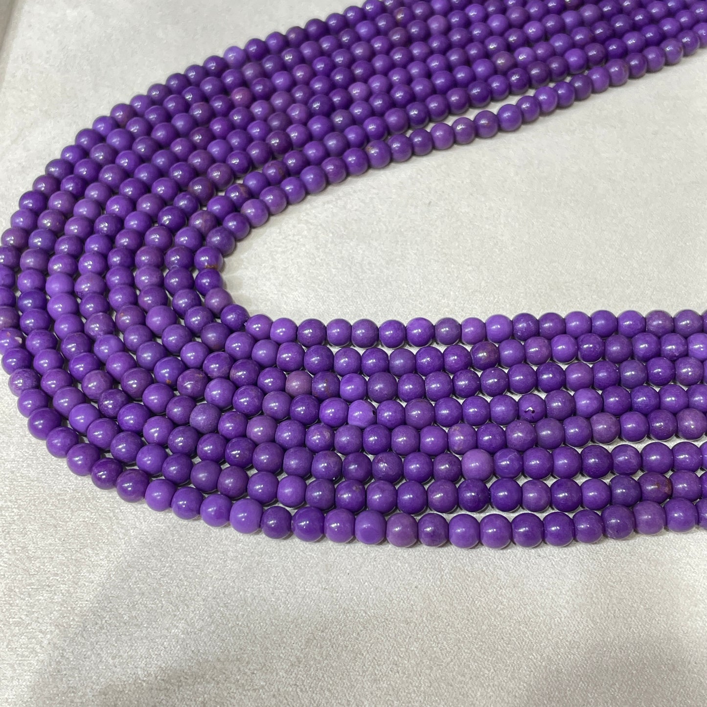 lepidolite strands 6mm