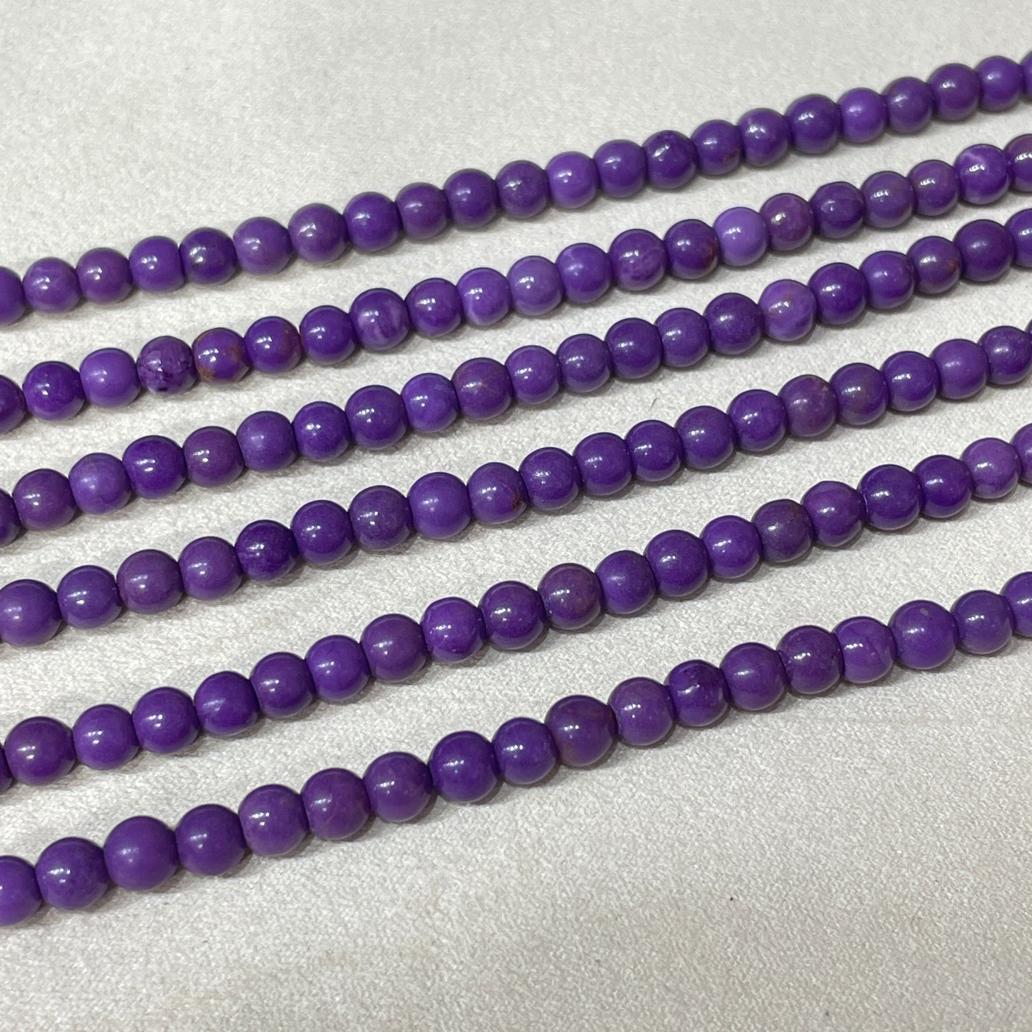 lepidolite strands 6mm