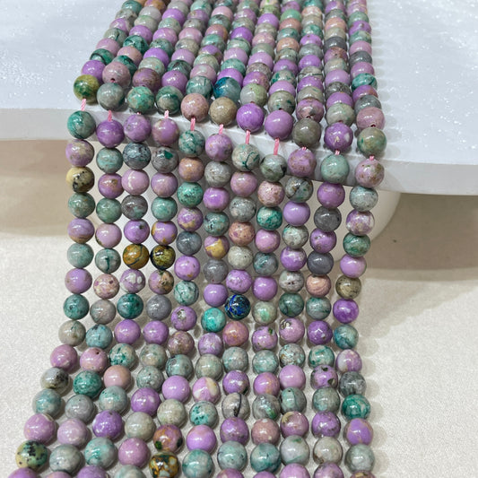 lepidolite  strands 10mm