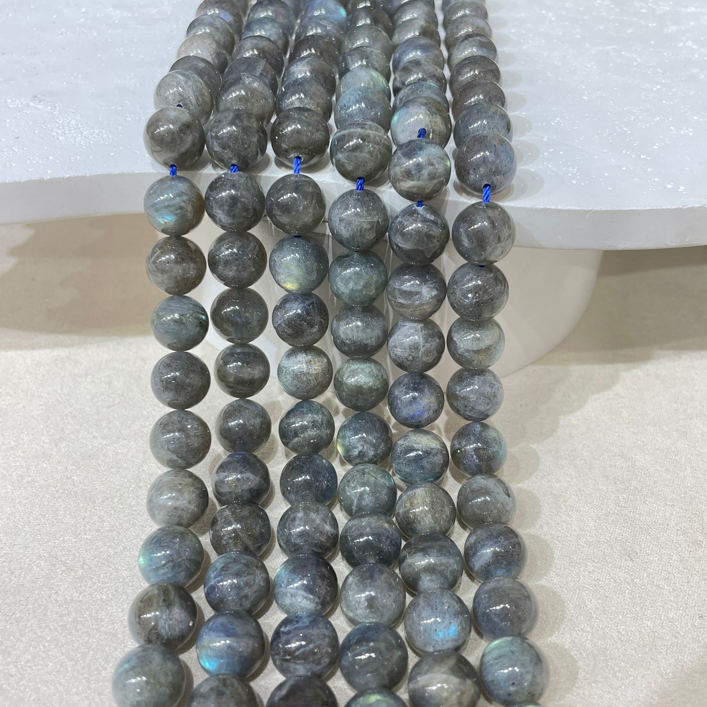 labradorite strands 10mm