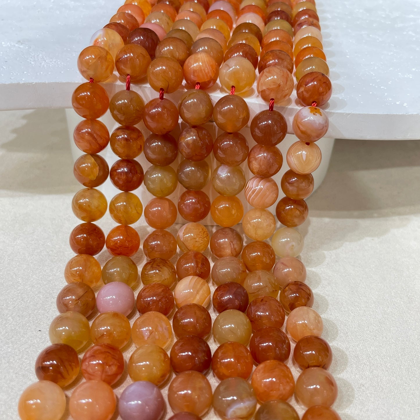 orange yanyuan strands 10mm